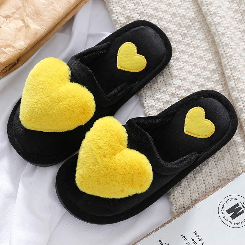 Cute Love Fluffy Slipper Home Slippers