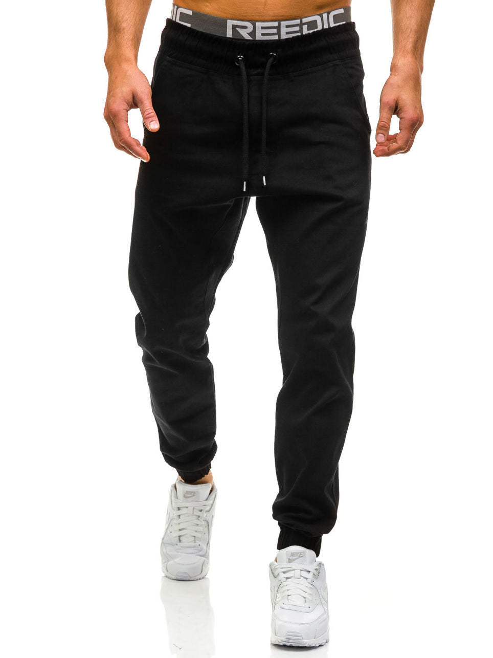 Men Trousers Drawstring Pants Hip Hop Harem Pants Mens Joggers Solid Pants