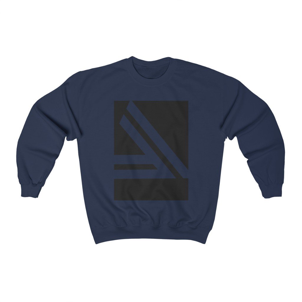 Men's Double Slanted Logo Crewneck Sweatshirt Men top