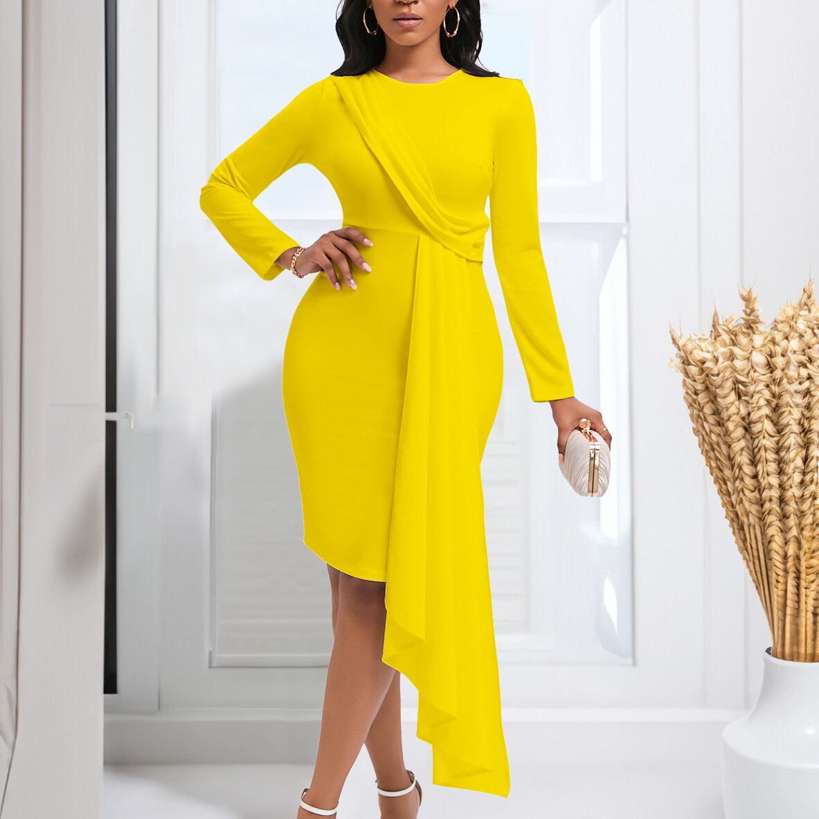 Ladies Slim Pencil Dress