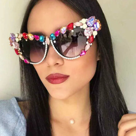 Oversize Cat Eye Sunglasses Women