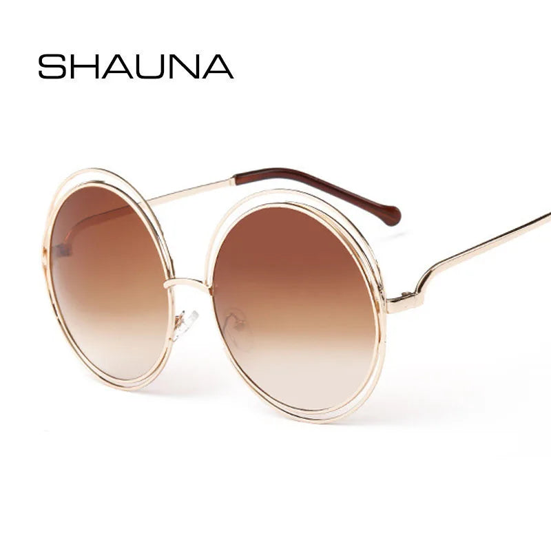 Oversize Round Sunglasses Women