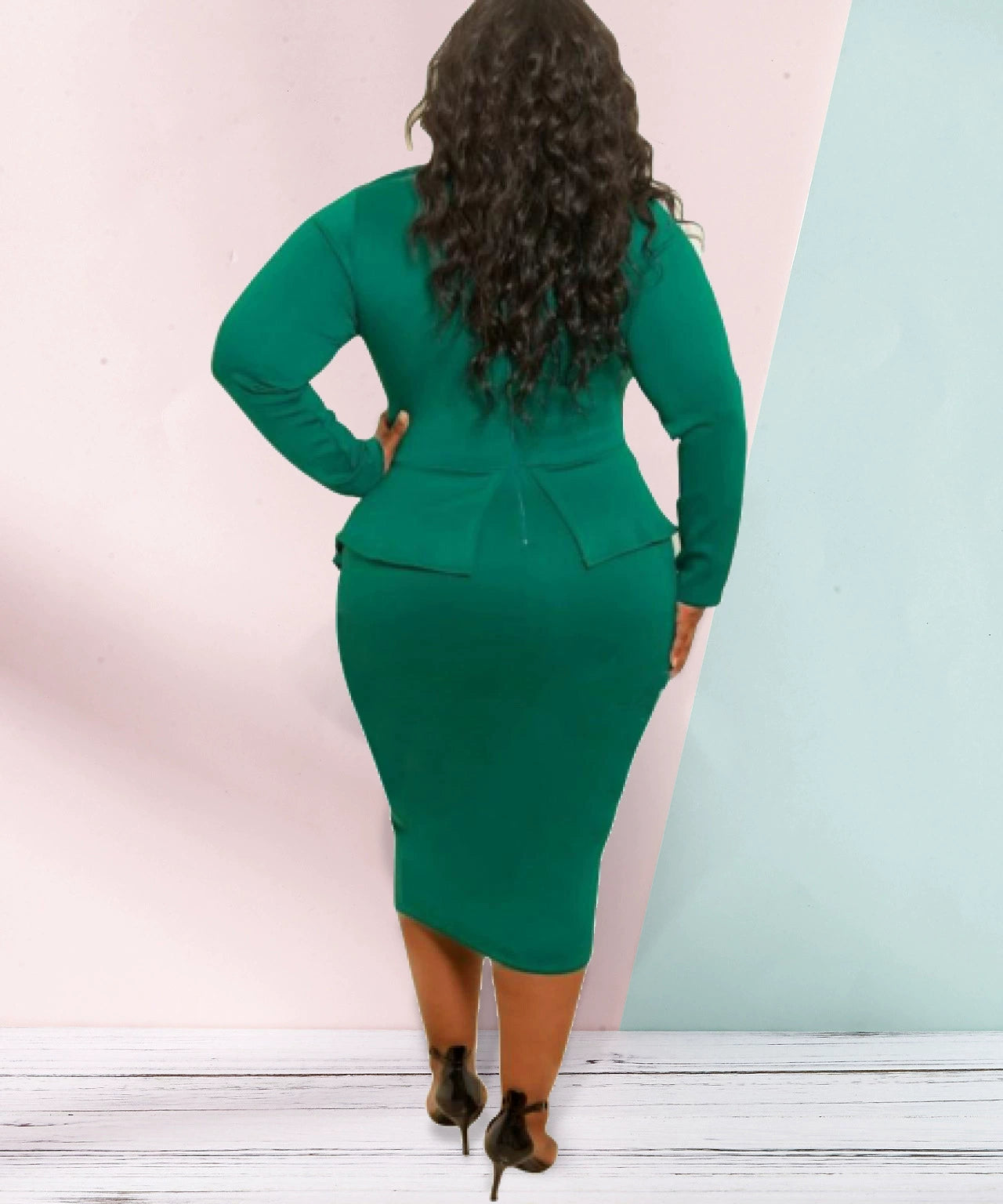 Women's plus Size Hip Dress