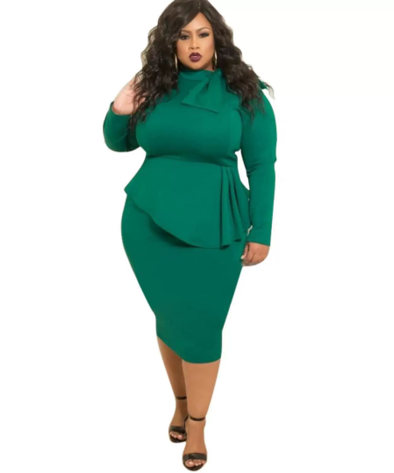 Women's plus Size Hip Dress