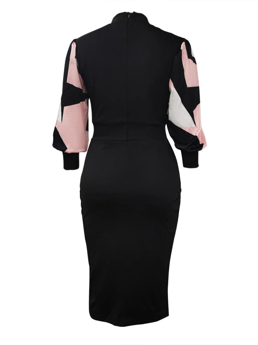 Women's Long Sleeve Skinny Bodycon Dress