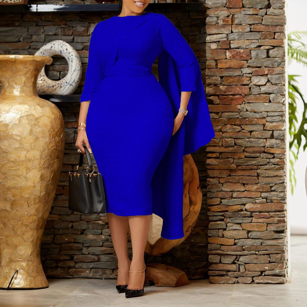 African Dresses New Arrivals Women Elegant Fashion Pencil Dress