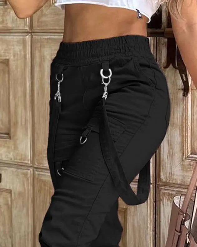 Women's Cargo Casual Joggers