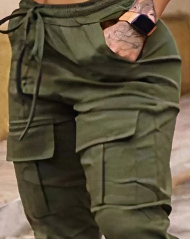 Women's Cargo Casual Joggers