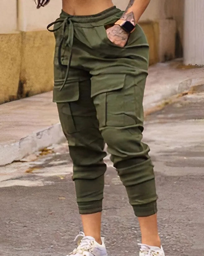 Women's Cargo Casual Joggers