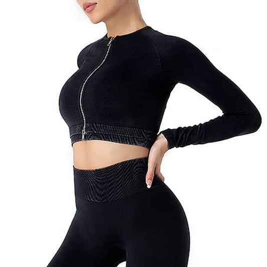 Women Workout Tracksuit Seamless 2 Piece